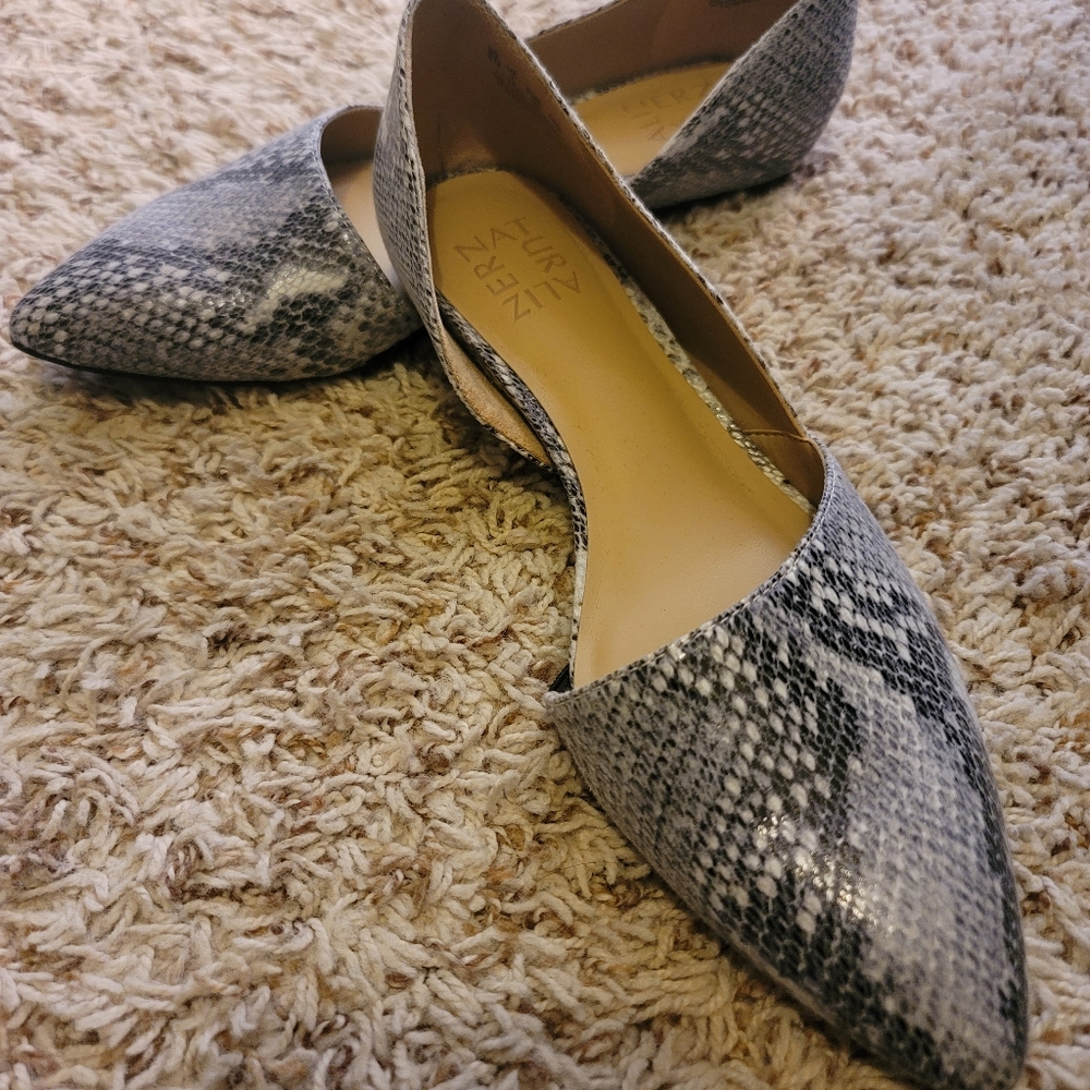 Snake print flats-Naturalizer